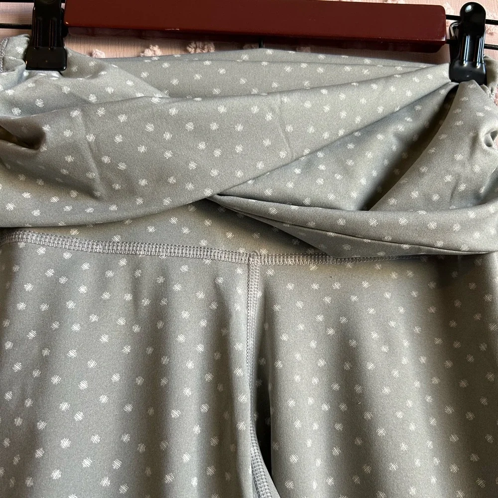 Nike Yoga High‎ Waisted Twist Full Length Polka Dot Leggings Sz S